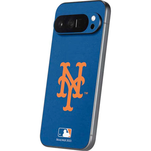 MLB New York Mets - Solid Distressed Pixel 9 Pro XL Skin